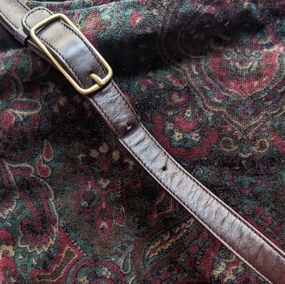 Talbot's Paisley corduroy handbag. Like new - Picture 4 of 8